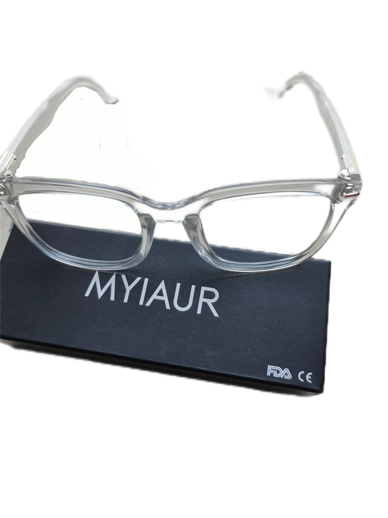 Myiaur Blue Light Blocking Glasses for Women, Fashion Eyeglasses Frames UV Ray Filter Computer Gaming Glasses